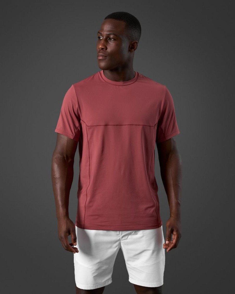 Herrer ICIW T-Shirts | Reboot T-Shirt Men Brick Red