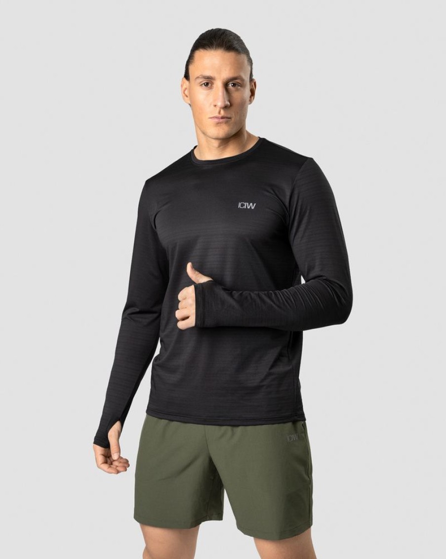 Herrer ICIW Langaermede Trojer | Mercury Long Sleeve Black