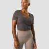 Damer ICIW T-Shirts | Nimble Soft Cropped T-Shirt Clay