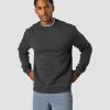 Herrer ICIW Langaermede Trojer | Everyday Crewneck Men Dark Grey