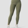 Damer ICIW Tights & Leggings | Classic V-Shape Tights Tall Dk Dusty Green