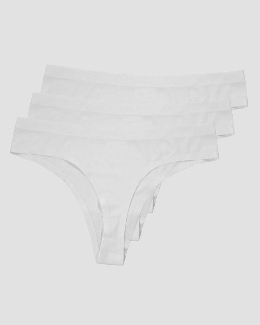 Damer ICIW Undertoj | Invisible Thong 3-Pack White