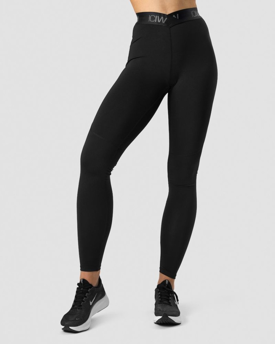 Damer ICIW Tights & Leggings | Ultimate Training V-Shape Tights Black