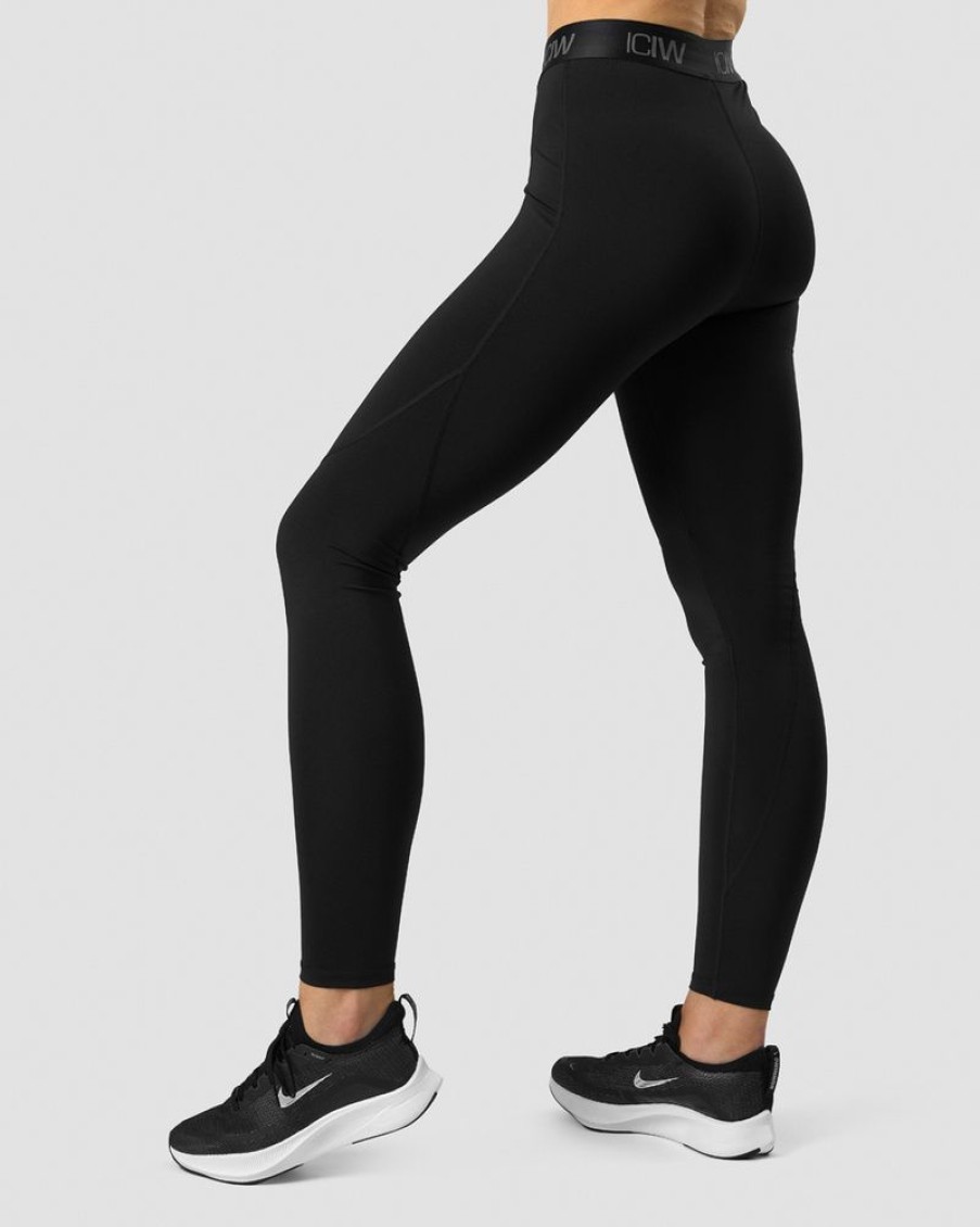 Damer ICIW Tights & Leggings | Ultimate Training V-Shape Tights Black