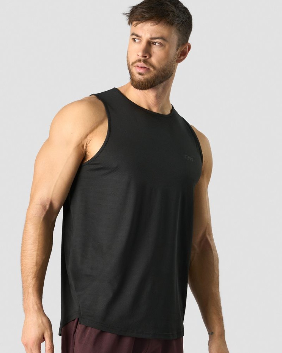 Herrer ICIW Tanktops | Stride Tank Top Men Black