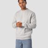 Herrer ICIW Langaermede Trojer | Everyday Crewneck Men Light Grey Melange