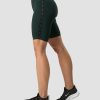 Damer ICIW Shorts | Ultimate Training Logo Biker Shorts Deep Green