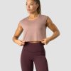 Damer ICIW Tanktops | Stride Cropped Tank Wmn Light Mauve