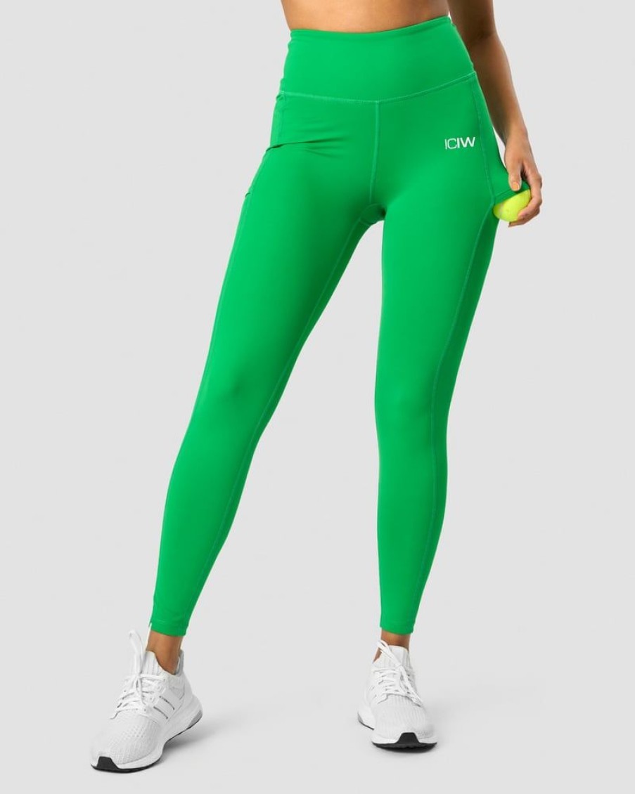 Damer ICIW Tights & Leggings | Training Tights Bright Green