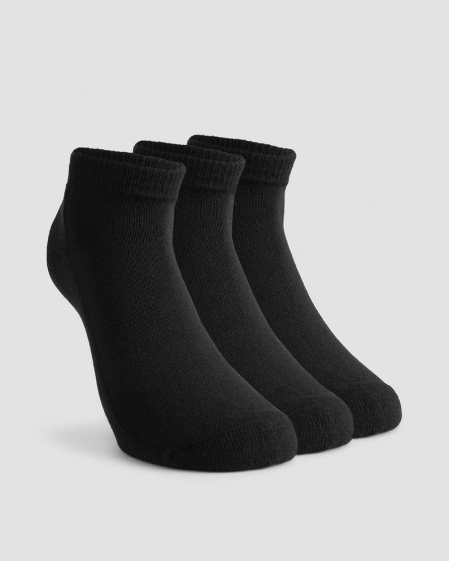 Damer ICIW Sokker | Ankle Socks 3-Pack Black