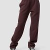 Damer ICIW Joggingbukser | Everyday Straight Leg Sweatpants Burgundy