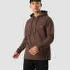 Herrer ICIW Langaermede Trojer | Stride Hoodie Men Dark Brown