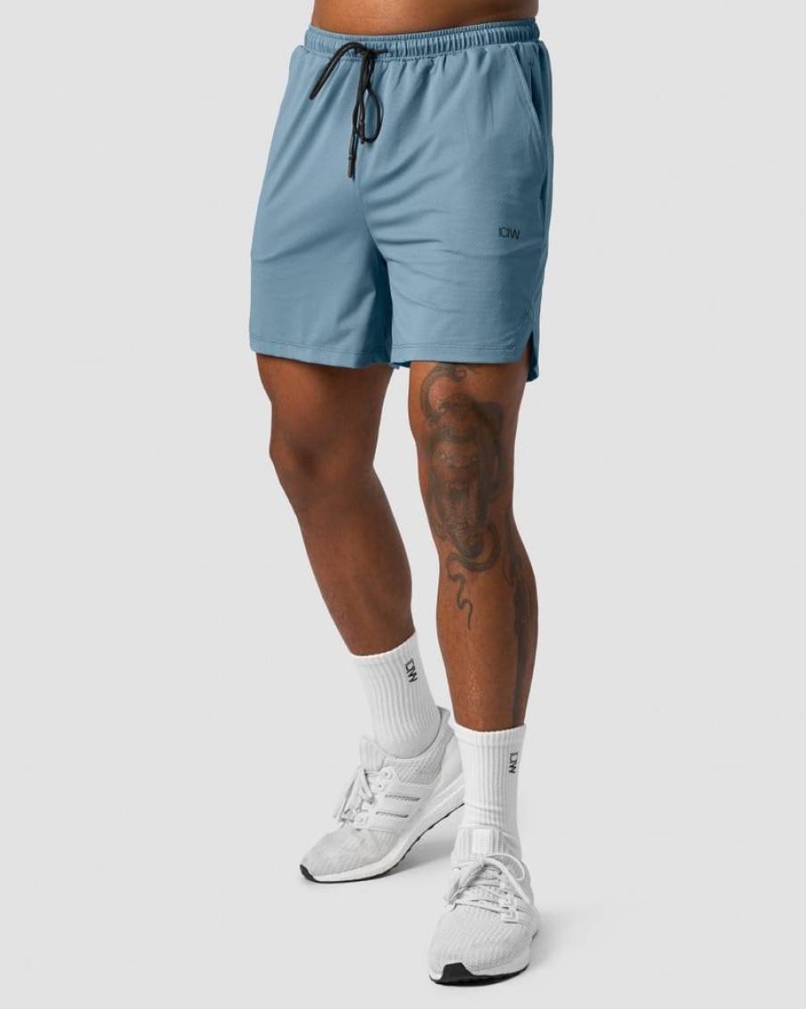 Herrer ICIW Shorts | Stride Shorts Men Steel Blue