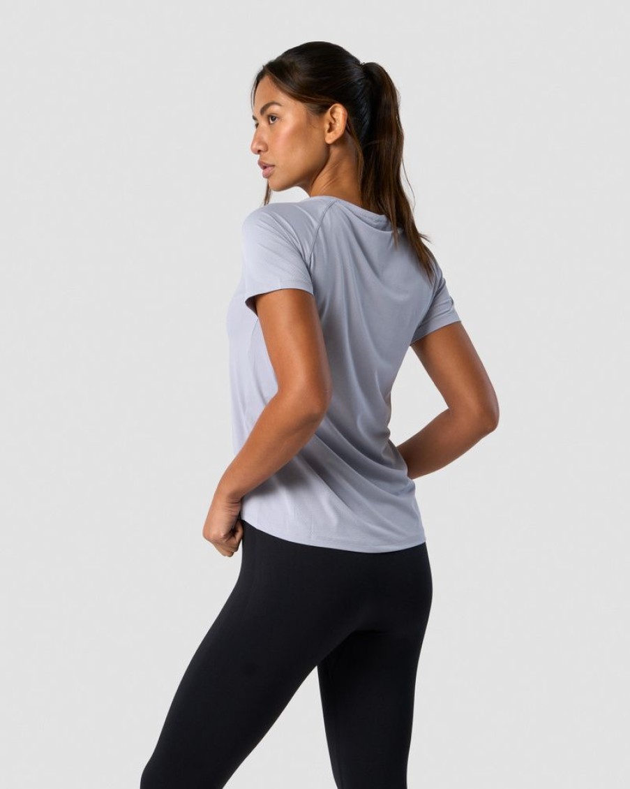 Damer ICIW T-Shirts | Stride T-Shirt Wmn Light Blue