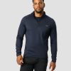 Herrer ICIW Langaermede Trojer | Ultimate Training 1/4 Zip Navy