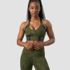 Damer ICIW Sports-Bh'Er | Ultimate Training Sports Bra Green Camo