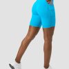 Damer ICIW Shorts | Scrunch V-Shape Pocket Biker Shorts Blue