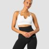 Damer ICIW Sports-Bh'Er | Ribbed Define Seamless Strappy Bra White