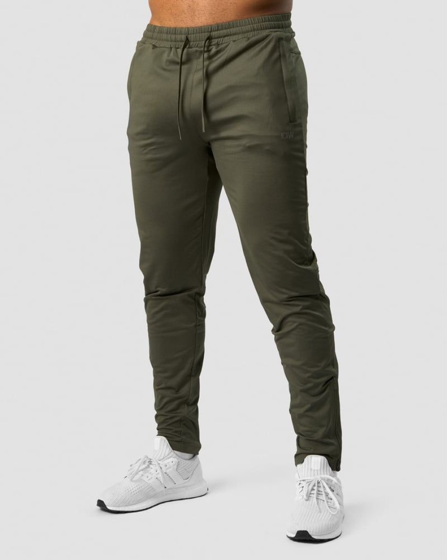 Herrer ICIW Bukser | Ultimate Training Zip Pants Green