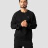 Herrer ICIW Langaermede Trojer | Essential Crewneck Black Men