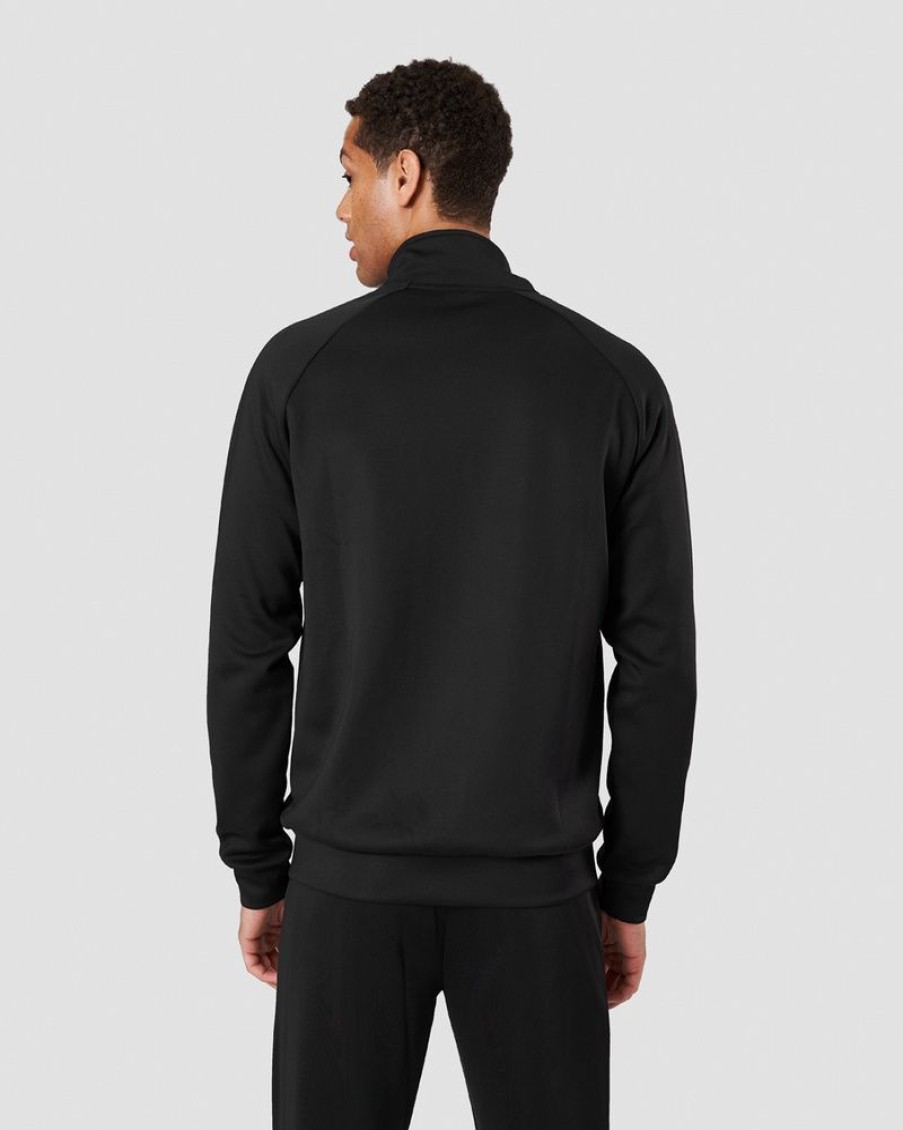 Herrer ICIW Langaermede Trojer | Workout Track Jacket Black Men