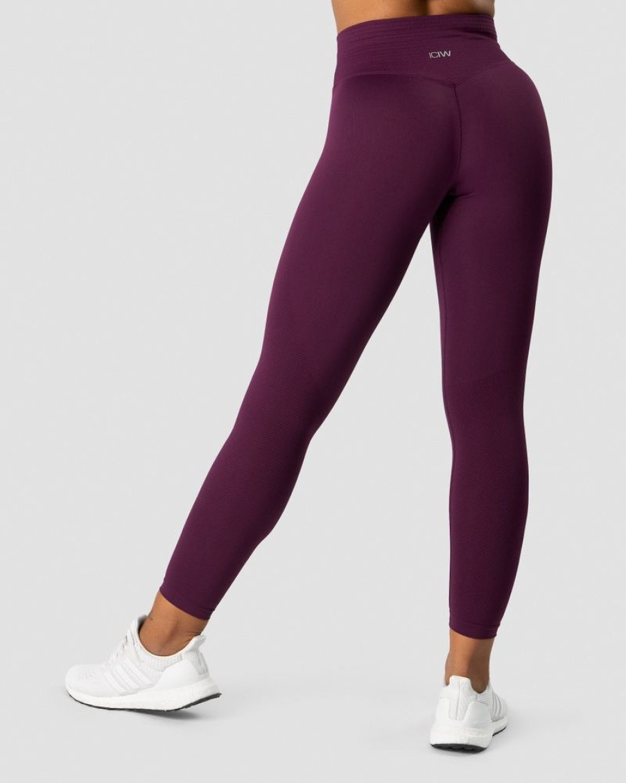 Damer ICIW Tights & Leggings | Define Seamless V-Shape Tights Purple