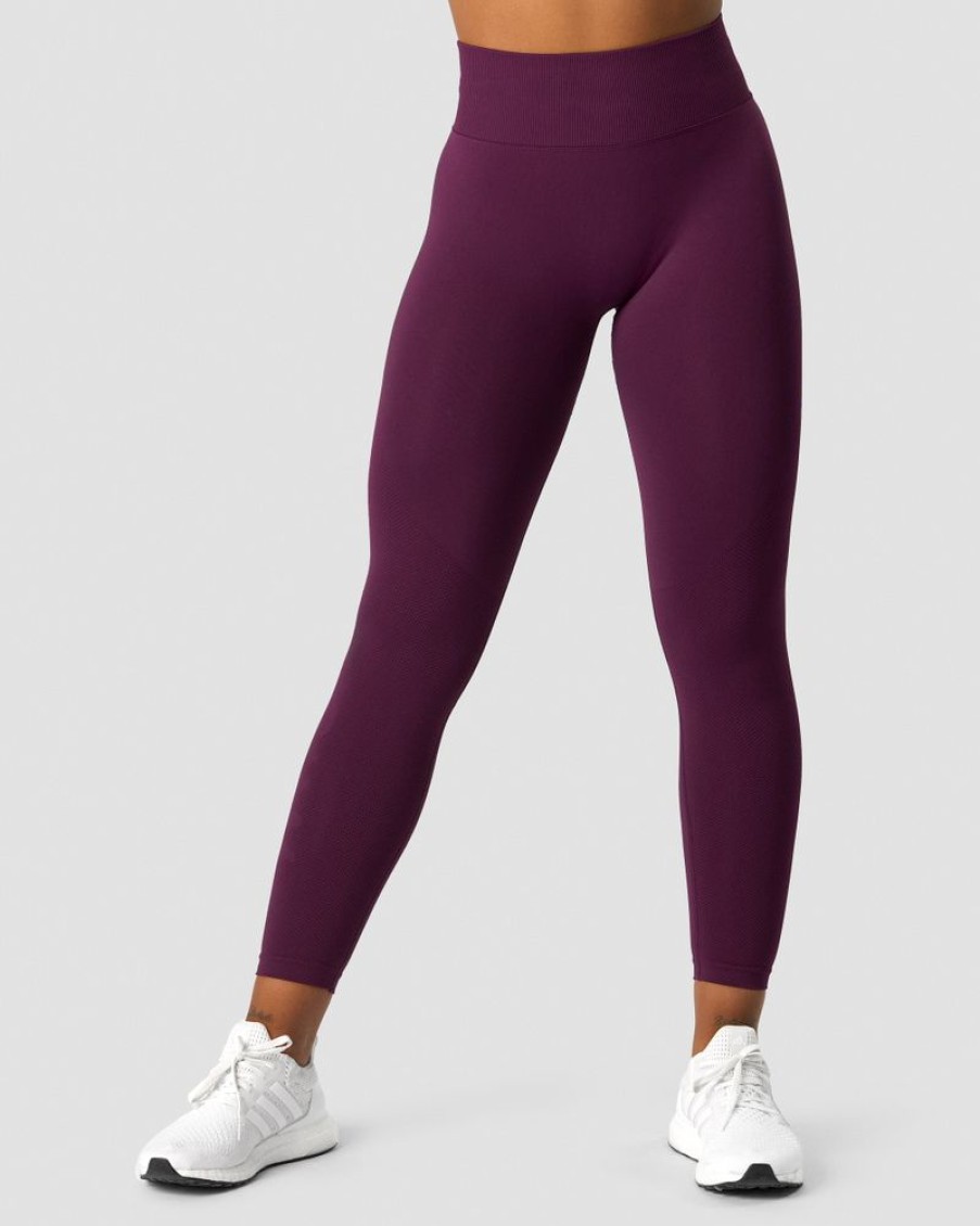 Damer ICIW Tights & Leggings | Define Seamless V-Shape Tights Purple