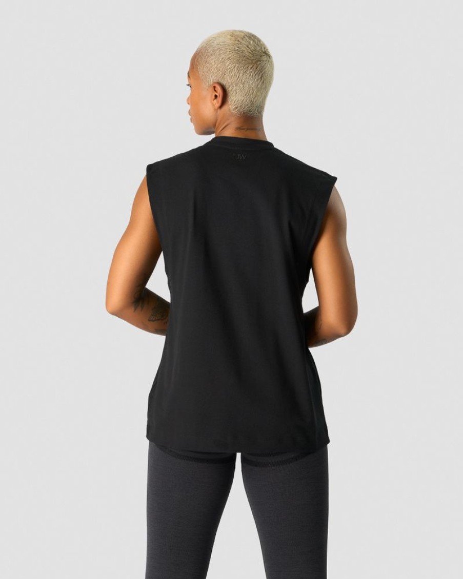 Damer ICIW Tanktops | Everyday Cotton Tank Top Black