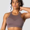 Damer ICIW Sports-Bh'Er | Revive Mesh Sports Bra Dusty Brown