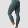 Damer ICIW Tights & Leggings | Define Seamless Logo Scrunch Tights Jungle Green