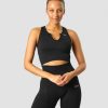 Damer ICIW Seamless Traeningstoj | Ribbed Define Seamless Tank Top Black