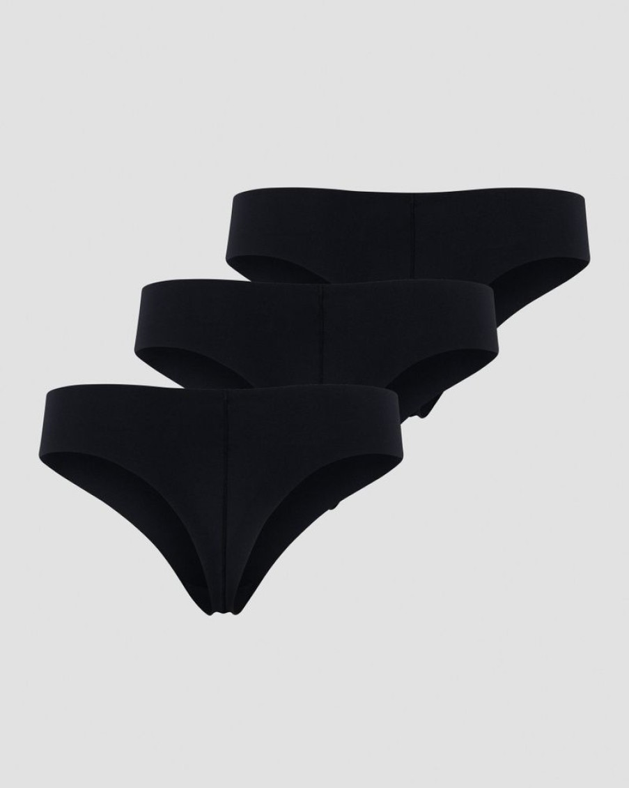 Damer ICIW Undertoj | Soft Thong 3-Pack Black