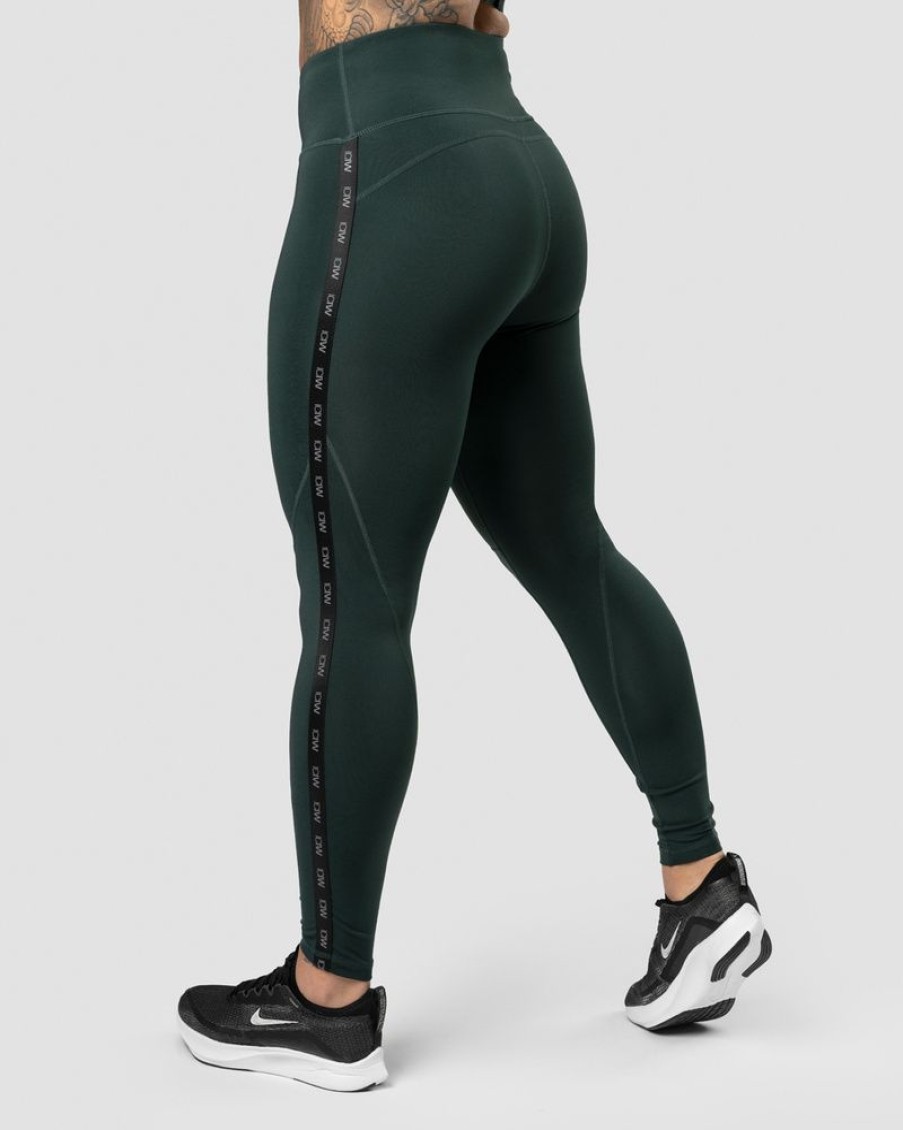 Damer ICIW Tights & Leggings | Ultimate Training Logo Tights Deep Green