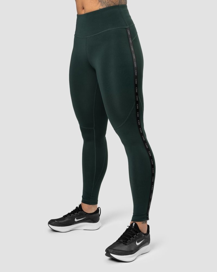 Damer ICIW Tights & Leggings | Ultimate Training Logo Tights Deep Green