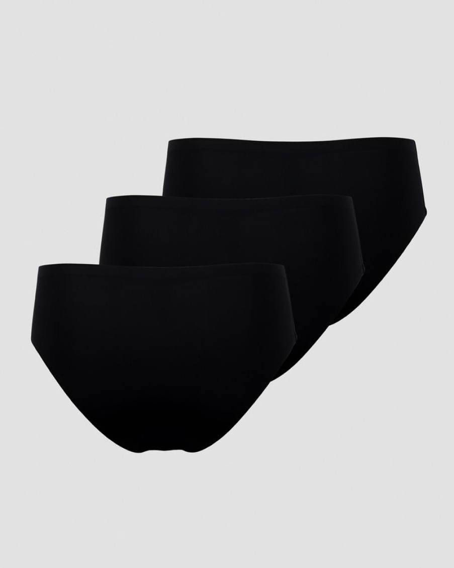 Damer ICIW Undertoj | Invisible Hipster 3-Pack Black