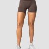 Damer ICIW Seamless Traeningstoj | Signature Seamless Shorts Dark Brown