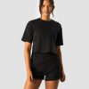 Damer ICIW T-Shirts | Revive Heavy Cropped T-Shirt Wmn Black