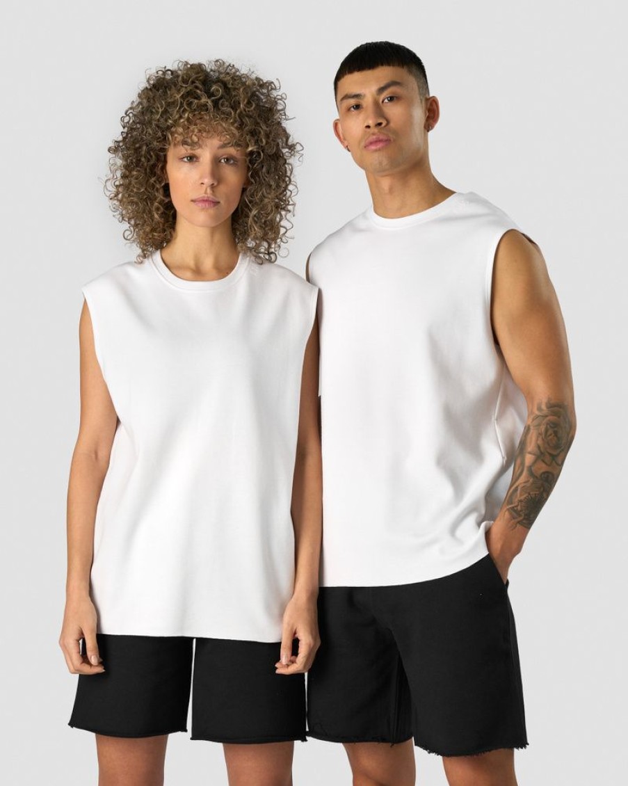 Damer ICIW Tanktops | Unified Sleeveless T-Shirt White