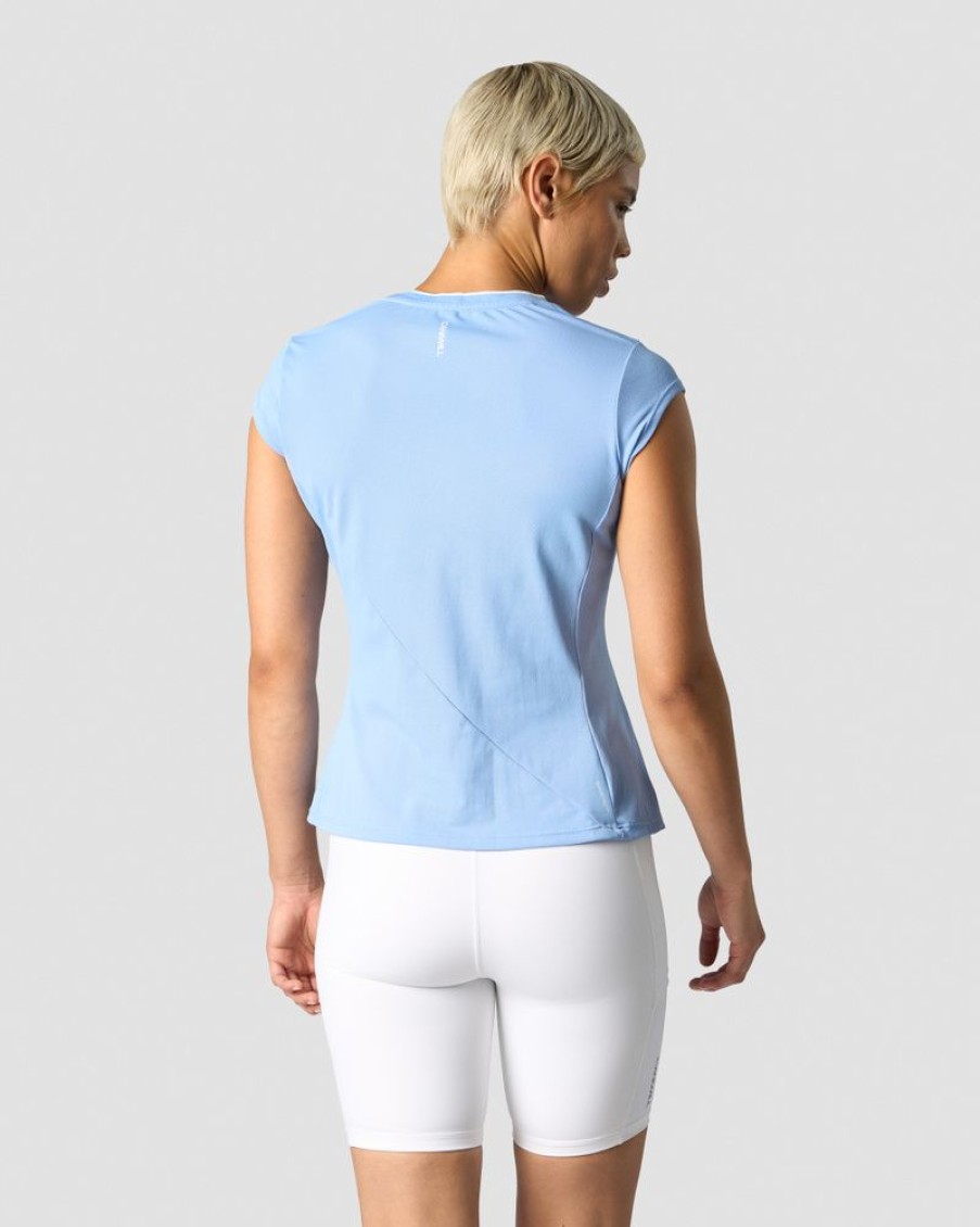 Damer ICIW T-Shirts | Training Pique Polo Sky Blue Wmn