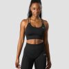 Damer ICIW Sports-Bh'Er | Ribbed Define Seamless Sports Bra Black