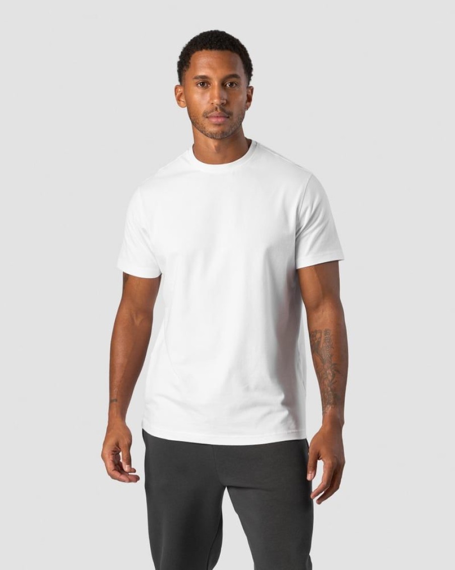 Herrer ICIW T-Shirts | Everyday Cotton T-Shirt Men White