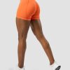 Damer ICIW Shorts | Scrunch V-Shape Tight Shorts Orange