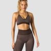 Damer ICIW Sports-Bh'Er | Signature Seamless Sports Bra Dark Brown