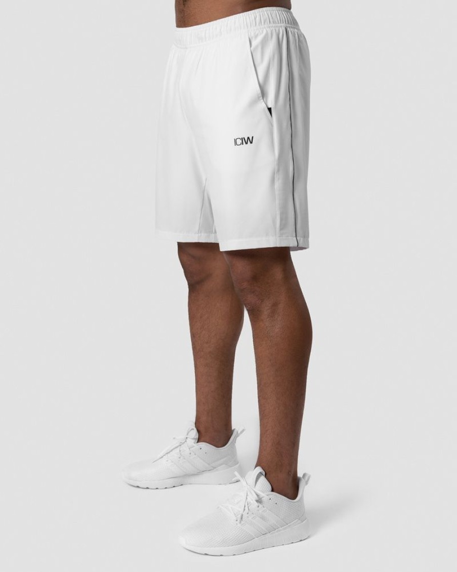 Herrer ICIW Shorts | Training Stripe Shorts White Men