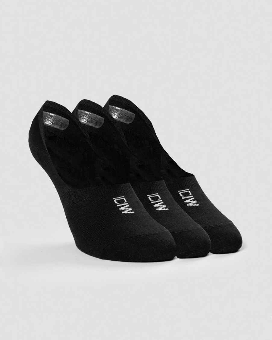 Damer ICIW Sokker | Invisible Socks 3-Pack Black