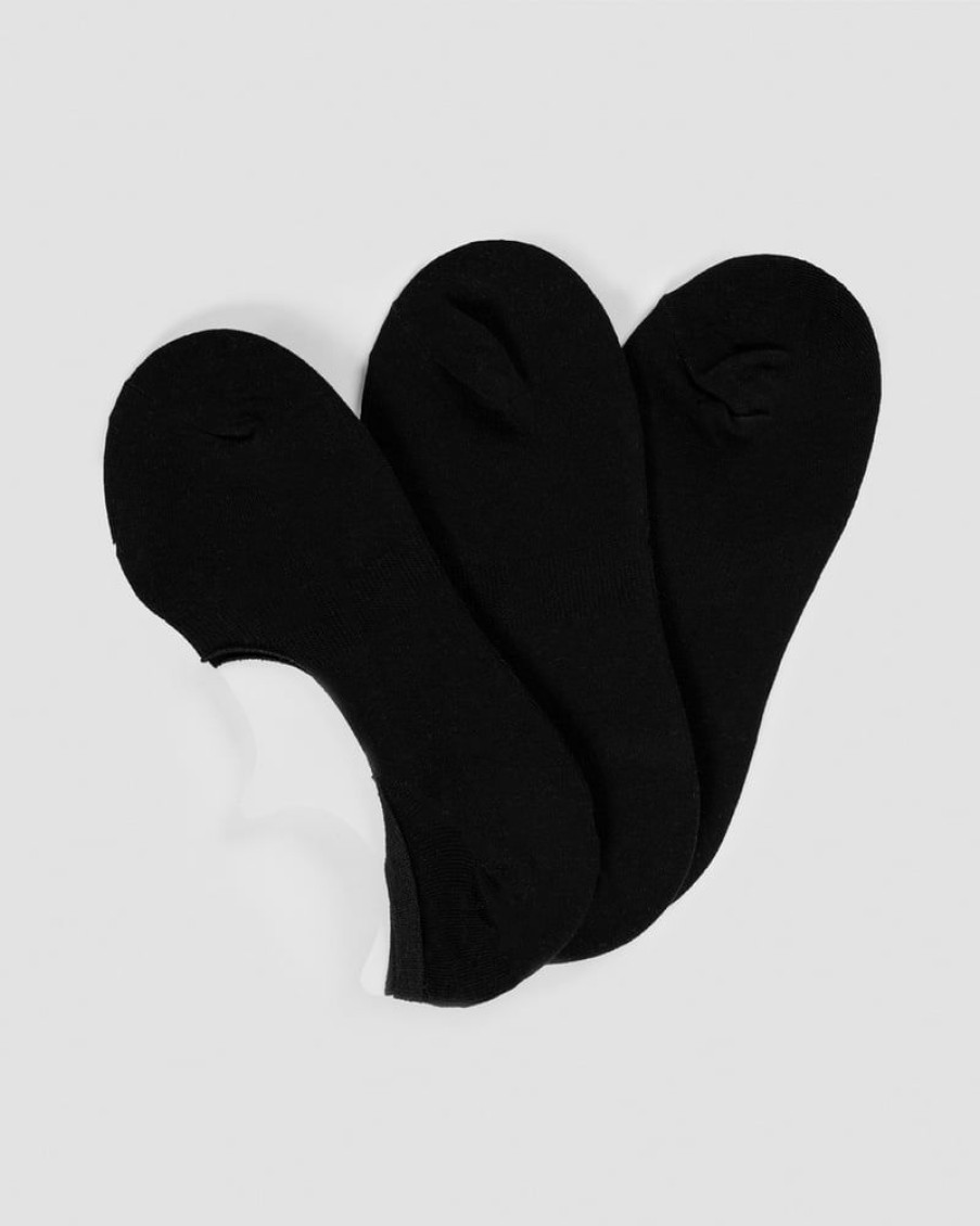 Damer ICIW Sokker | Invisible Socks 3-Pack Black