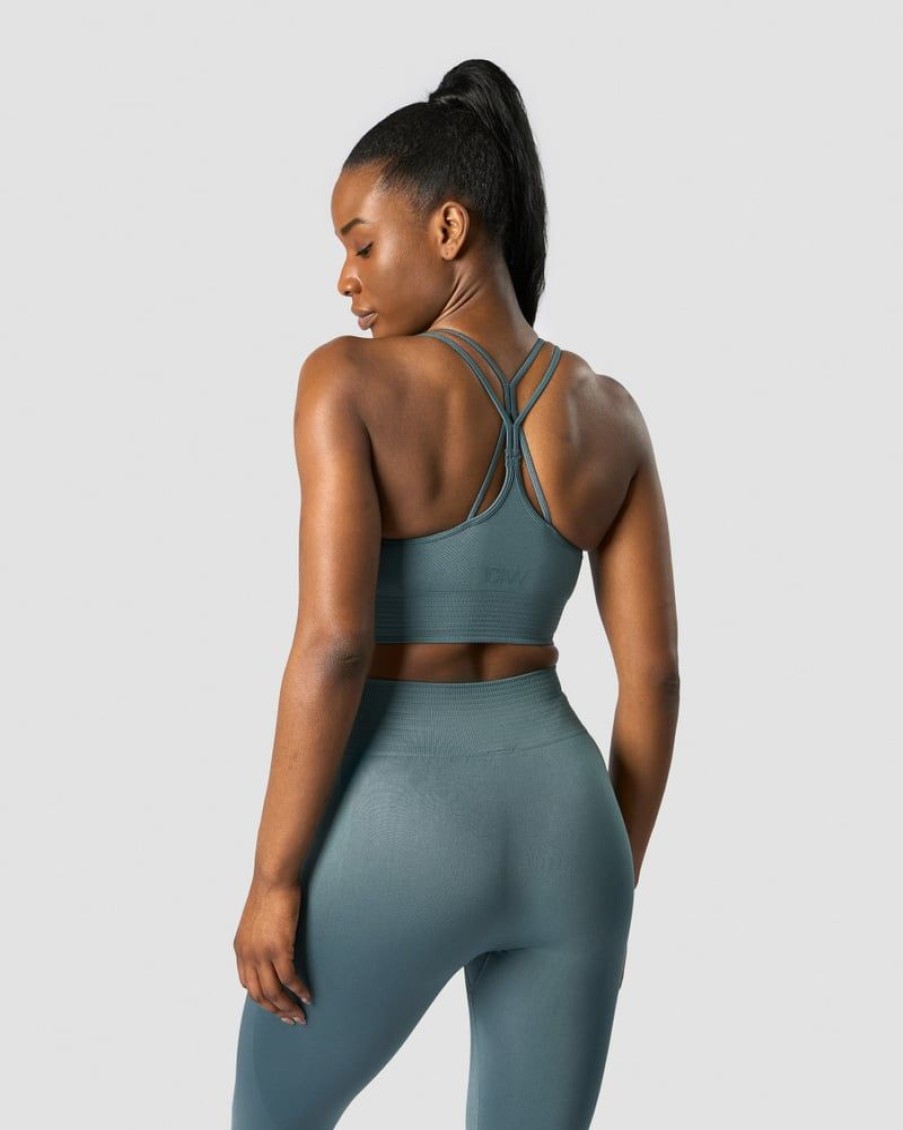 Damer ICIW Sports-Bh'Er | Define Seamless Sports Bra Jungle Green