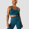 Damer ICIW Sports-Bh'Er | Define Seamless Scrunch Sports Bra Dk Teal