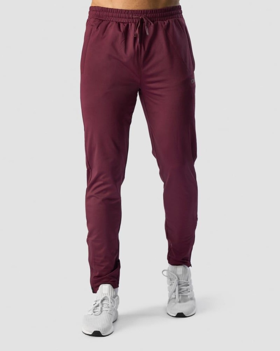 Herrer ICIW Bukser | Ultimate Training Zip Pants Burgundy