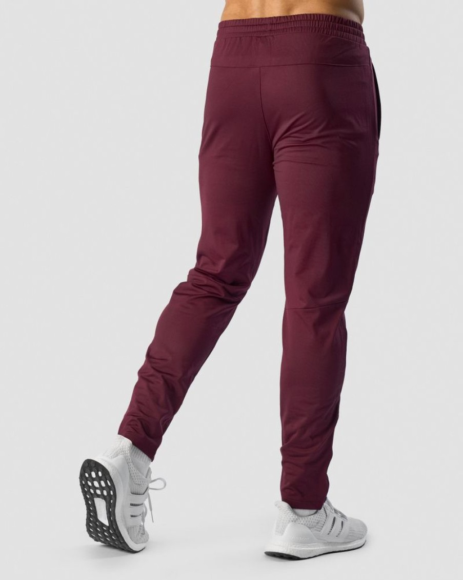 Herrer ICIW Bukser | Ultimate Training Zip Pants Burgundy